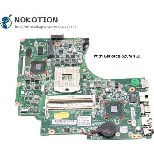 NOKOTION Laptop Motherboard For HP 15-D 250 G2 MAIN BOARD 748839-501 748839-001 HM76 DDR3 820M 1GB