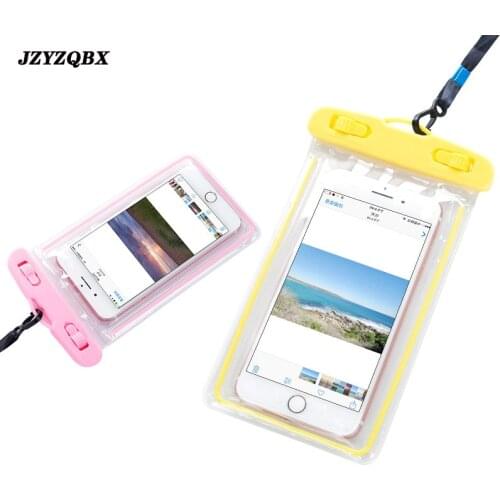 Mobile phone waterproof bag Outdoor Sports Mobile Phone Bag Swimming Underwater Photo Bag Swimming Touch Screen Sealed Pouch