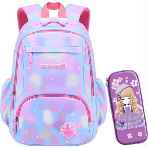 2021 New Children School Backpack For Girls Waterproof School Bag Grades 1-3-6 Kids Cute Orthopedics Book Bag Mochila Mujer Sac