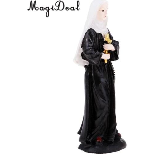 Sand Table Scene Nun Model Figure Women People Layout Landscape Scenery for Diorama Accessory