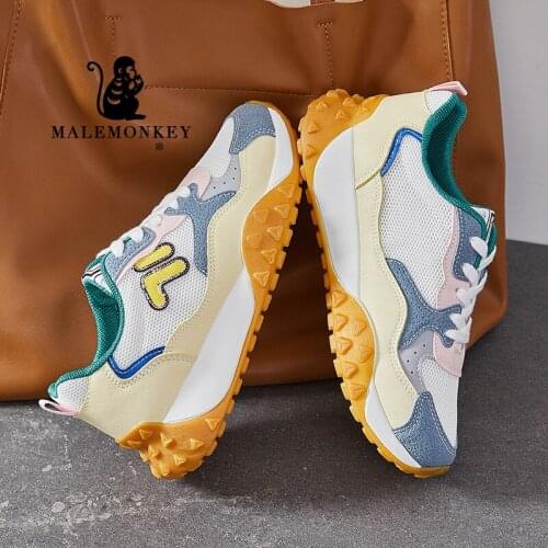 Casual Shoes women Platform Breathable 2021 Autumn Fashion Outdoor Non Slip Running Sneakers Female Lace Up Zapatos De Mujer