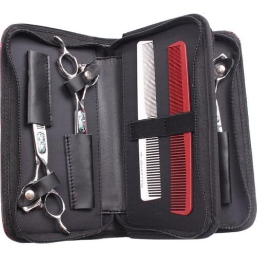 Pro Hair Stylist Scissor Holder Combs Clip Pouch Cases Salon Tools Holster Bag Barber Thinning Shears Hairdressing Tool Case