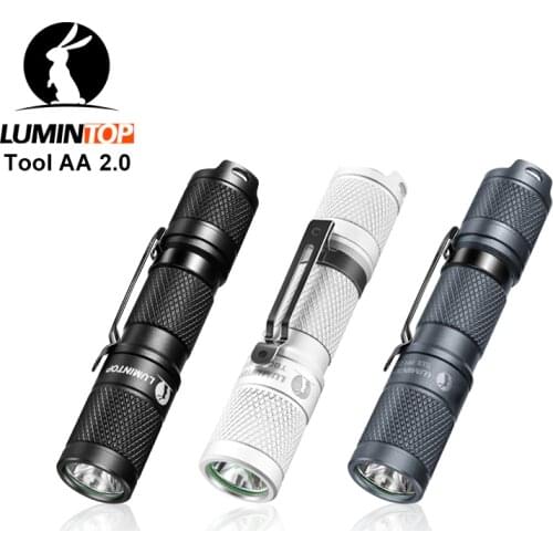 Lumintop Tool AA 2.0 Mini LED flashlight EDC keychain flashlight 3 colors 650 Lumens 127 meters 5 mode 14500/AA flashlight