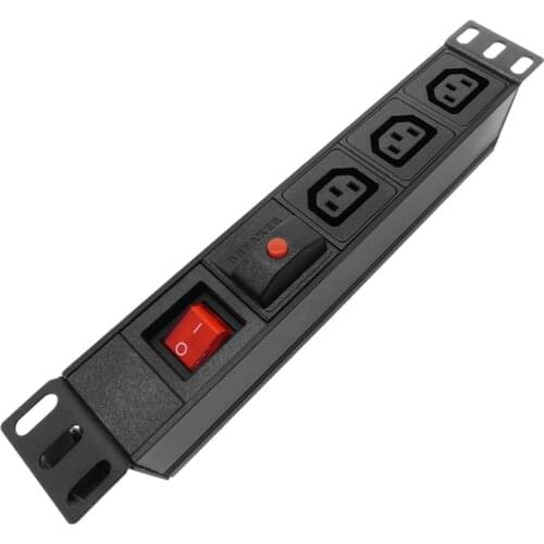 3AC C13 Output Aluminum alloy Power Strip socket Portable installation overload protection Adapter EU UK US AU C14 PLUG 4000W