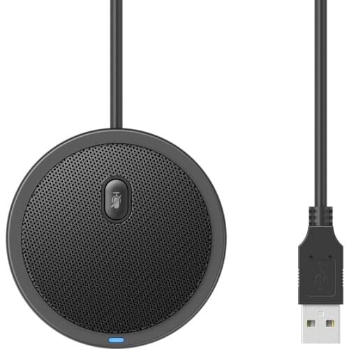 USB Omni-directional Condenser Microphone Mic for Meeting Business Conference Computer Laptop PC Voice Chat Video Games Live