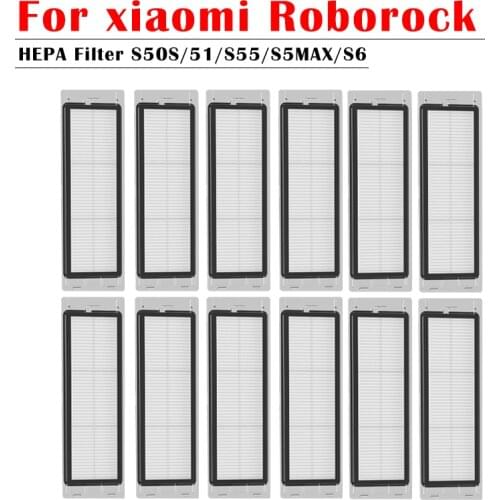 For xiaomi Roborock S5 MAX/S55 washable HEPA filter parts Mi Robot S50 sweeper mijia 1S replacement vacuum cleaner accessories