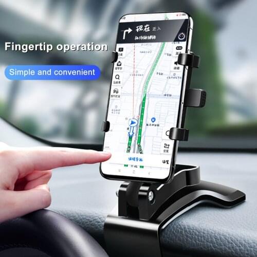 360 Degree Car Phone Holder Soft Silicone Anti Slip Mat Mobile Phone Mount Stands Support Car GPS Dashboard Bracket
