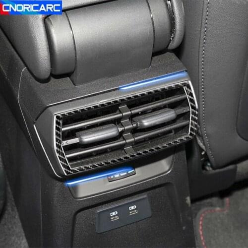 Car Styling For Audi A3 2021 Rear Air Outlet Frame Decoration Cover Sticker Trim Stainless Steel Interior Accessories