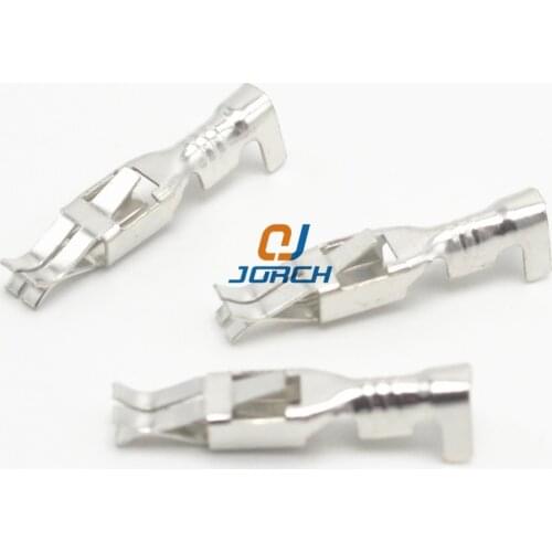 Free shipping 100pcs crimp terminal car splices wire terminal Non-insulated auto electrical female terminals DJ622-E3.5A