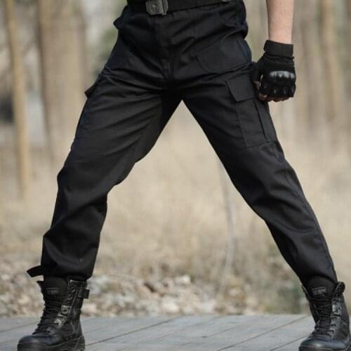 2020 NEW Black Cargo Pants Army Military Tactical Pants Men Work Pantalones Combat Tactical Clothes Camo Overalls Casual Trouser