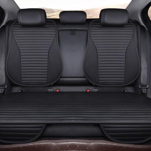 New Arrival Easy Clean Not Moves Car Seat Cushions, Universal Pu Leather Non Slide Stay On Seats Cover Water Proof RU2 X30