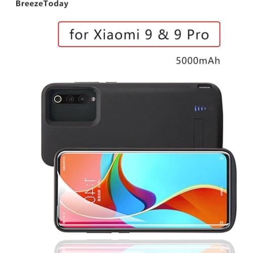 Power Case Battery Charging Charger Case Battery Case For Xiaomi 9 Mi 9 Pro Xiaomi 9 Pro Mi 9 Power Bank Protect Case Back Cover