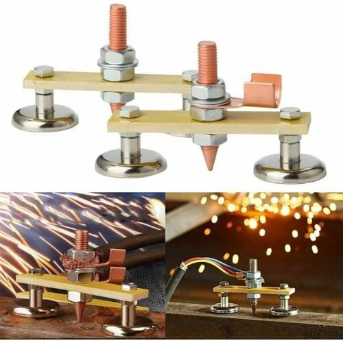 Double Welding Magnet Head Tail Welding Stability Strong Magnetic Large Suction Absorbable Weight N35 30KG Support Clamp Holder
