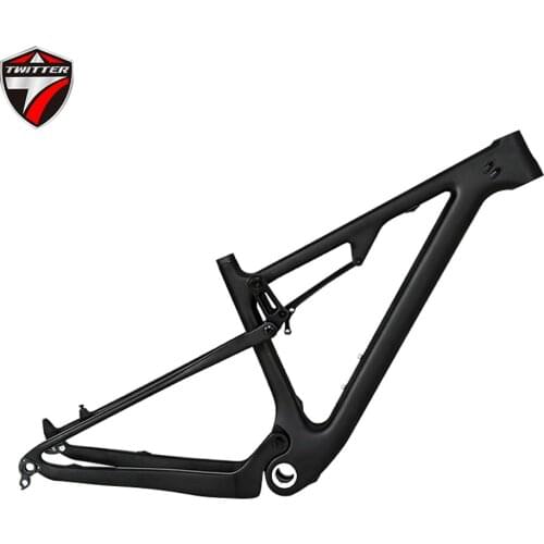 2021 New Come AM29 All Mountain Bicycle Mtb Carbon Frame Soft Tail Full Suspension Boost 148mm Thru Axle Without Rear Shock