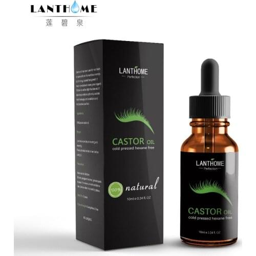 10ml Castor Oil Hair Growth Serum For Eyelash Growth Lifting Eyelashes Thick Eyebrow Growth Enhancer Eye Lashes Serum Mascara
