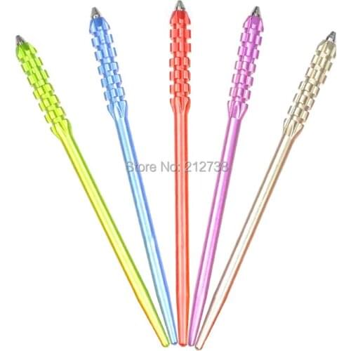 New 10PCS Tebori 3D Microblading Pen Eyebrow Tattoo Machine For Eyebrow Manual Eyebrow Pen Mini Permanent Makeup Pen 5 color-B5