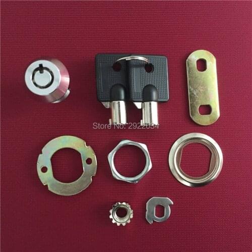 RayLock pack of 10 tubular key 17mm cam lock for steel locker cabinet panel doors