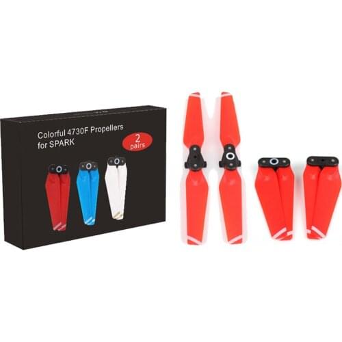 BRDRC 2 Pairs/set 4730F Propellers Quick-release Foldable Blades Props For DJI SPARK Drone 3 Colors Available