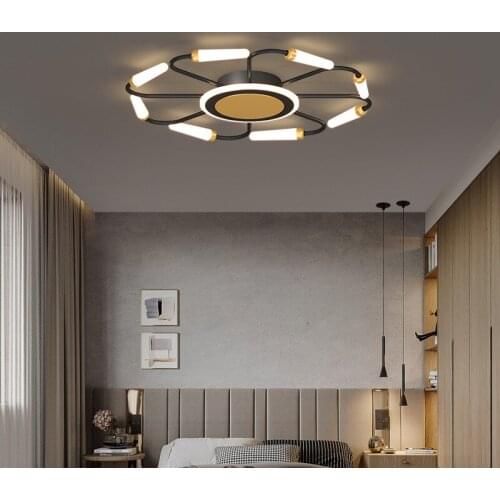 2021 New Light Luxury Living Room Bedroom Light Simple Modern Atmosphere Led Ceiling Light Creative Minimalist Dining Room Light
