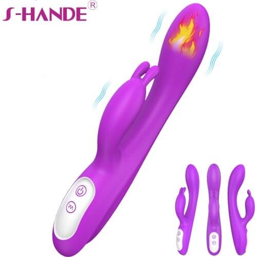 SHANDE Strong Dildo Vibrator G-Spot Rabbit Vibrator Clitoris Stimulator Vaginal Massager Sex Toys for Women Female Masturbation