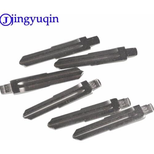 Jingyuqin #03 Remote Blank Key Replacement Uncut Blade For Honda Accord Mileage Haval Old Civic Buick Triumph Chevrolet Aveo