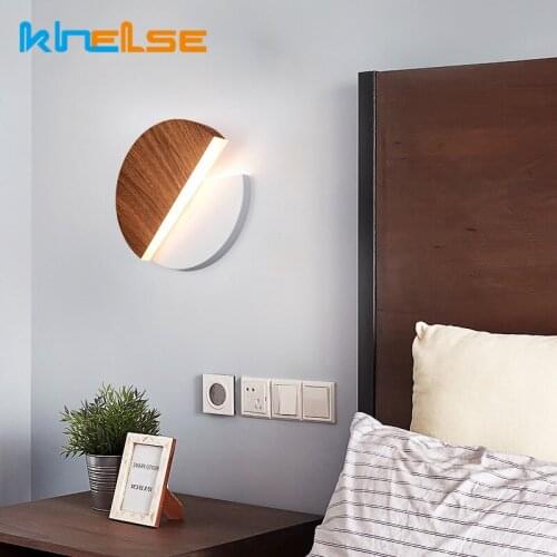 2021 New Indoor Wall Light 360 Degree Adjustable Bedside Wall Lamp Aisle Wall Sconce Living Room white Black Bedroom Lights 220V