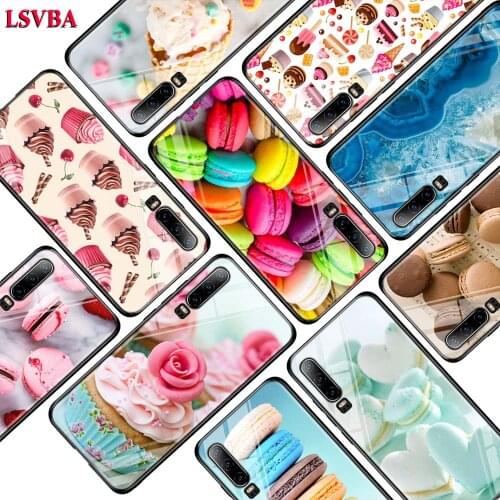 Dessert Ice Cream Cake for Huawei P Smart Z Plus 2019 P30 P20 Pro P10 P9 P8 Lite Plus Super Bright Glossy Phone Case Cover