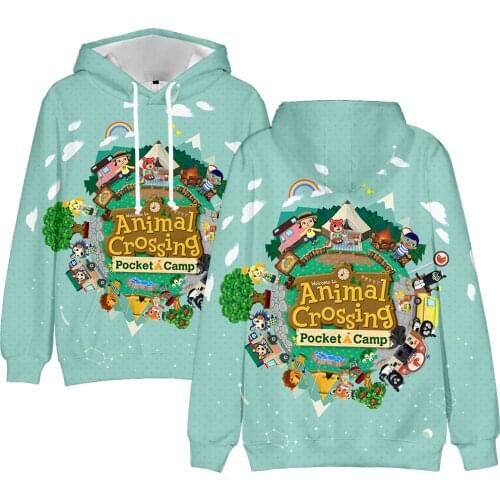 Mens hoodies Animal Crossing 3D Printed Sweatshirt Men/Women pullover Cartoon Harajuku Students favorite sweatshirt Funny Tops