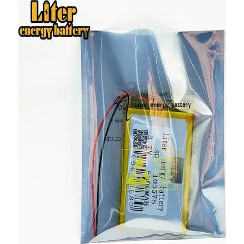 1/2/4Pcs 105575 3.7 V lithium polymer Rechargeable battery 5800 mah DIY mobile emergency power charging treasure Li-Po battery