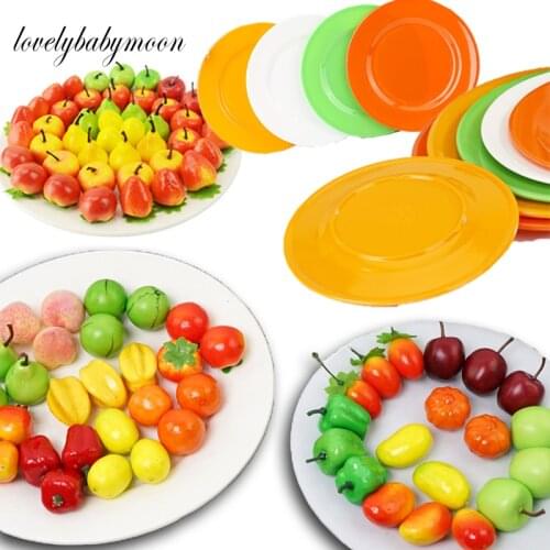 10/20/30pcs/lot Kitchen Toys For Children Mini Simulation Foam Fruit And Vegetables Artificial Pretend Play Dollhouse Accessorie