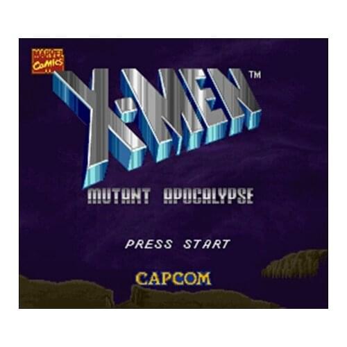 X-Men - Mutant Apocalypse 16 bit Big Gray Game Card For NTSC Game Player Drop Shipping