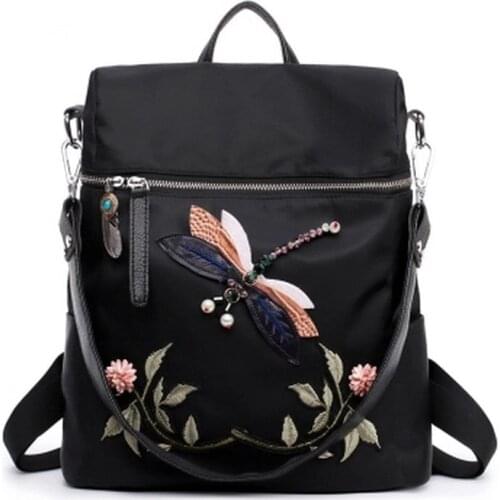 ANNRMYRS Women's Black Backpacks