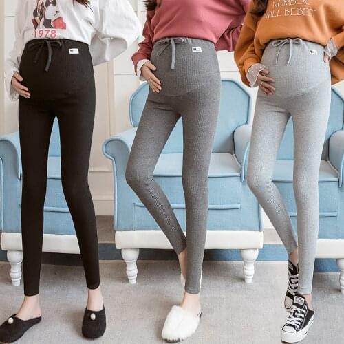 Maternity Pants Soft Slim Adjustable Waist Pregnant Women Leggings Pregnancy Clothes Pants Ropa Mujer Embarazada Premama