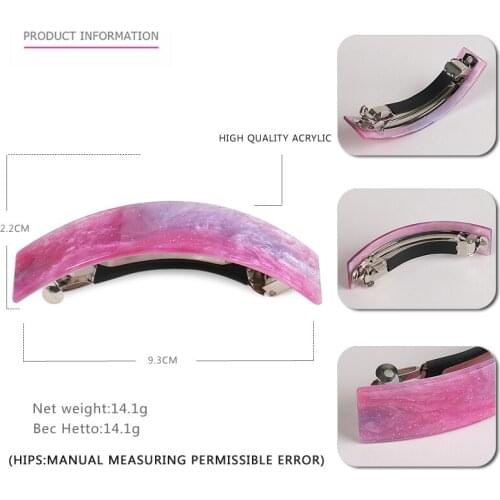 Blue Hair Accessory - New Arrival Hair Clip Barrette for Women Girls Fashion Hair Ornament Jewelry for Thick Hair Tiara Wear