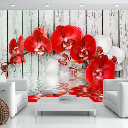 Wall mural-Orchid color ruby-400x280 cm
