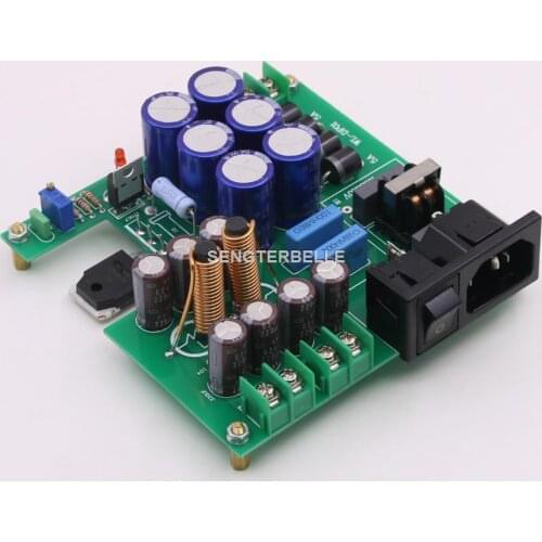 HIFI Linear Power Supply Board Level 3 Filtered DC5V-DC28V Dual Output Audio PSU Board