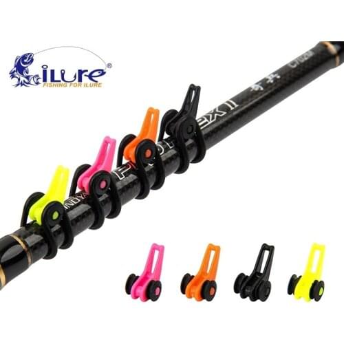 ILure 15pcs(5set) / lot Fishing Rod Pole Hook Keeper for Lockt Bait Bucket Height Safety Holder Fishing tackle Accessories Pesca