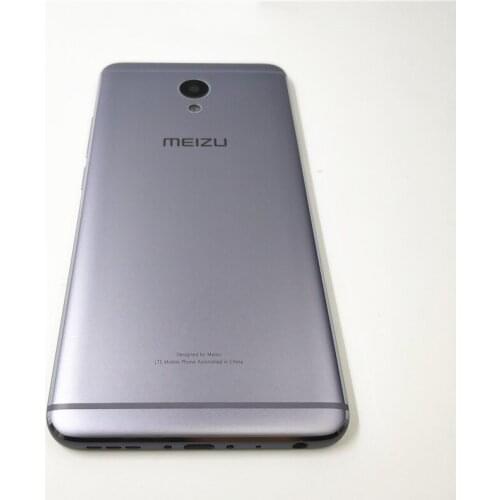 Battery Housing Cover For Meizu M5 Note Battery Back Door Case Camera Lens Back Cover For M621 With Side Buttons