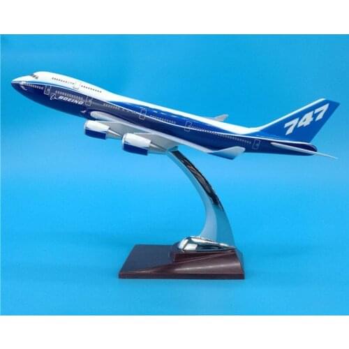 32CM Boeing B747 Prototype Airlines Airway Airplane Model Toys Aircraft Diecast Plastic Alloy Plane Gifts for Kids Boys Airliner