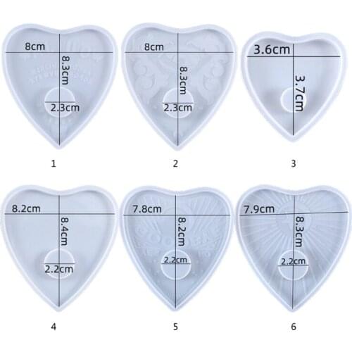 Divination Tray Psychic Board Casting Silicone Mould DIY Crafts Making Tool Crystal Epoxy Resin Mold