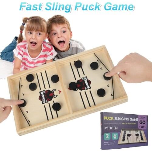 Foosball Winner Games Table Hockey Game Family Table Board Game Catapult Chess Parent-child Interactive Toy Fast Sling Puck Game