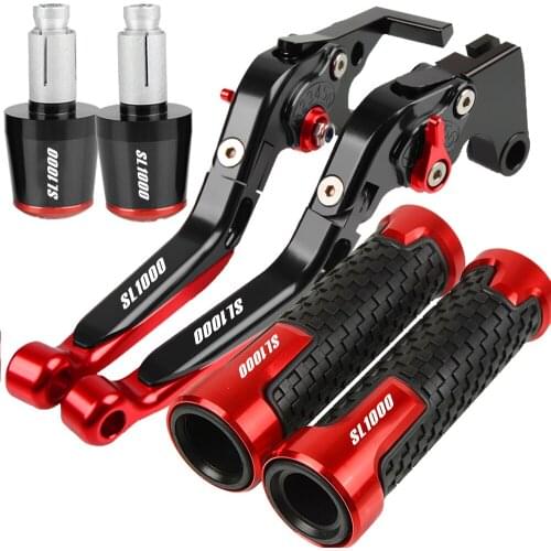 Motorcycle For APRILIA SL1000 2000-2004 Clutch CNC Aluminum Brake Clutch Levers Handlebar Handle Grips Ends SL-1000 2003 2002 01