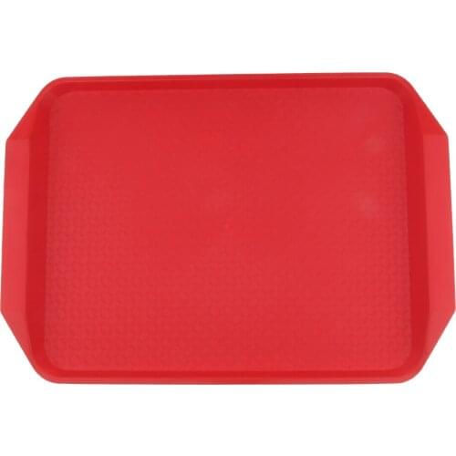 Fast Food Plastic Lunch Serving Tray For Diner Restaurant Cafeteria Pizzeria