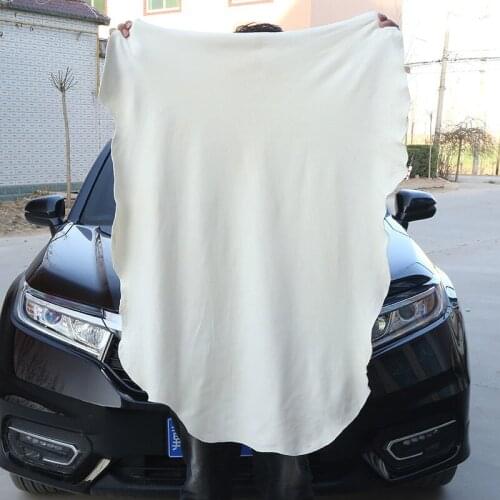 Car Washing Towels Natural Chamois Leather Super Absorbent Car Home Window Glass Drying Cleaning Cloth Quick Dry car wash towel
