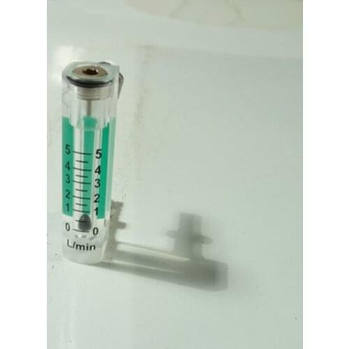Air Oxygen gas flow meter flowmeter sensor counter caudalimetro flow indicator H=70mm LZQ-1 1-5LPM plastic with conectrator