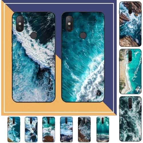 TOPLBPCS Blue sea Phone Case for Redmi Note 8 7 9 4 6 pro max T X 5A 3 10 lite pro