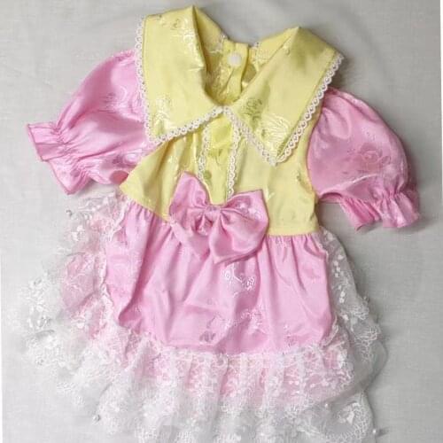 Spring Autumn Dog Dress Cat Skirt Yorkshire Bichon Poodle Pomeranian Maltese Schnauzer Corgi Pet Clothes Dog Clothing Dresses