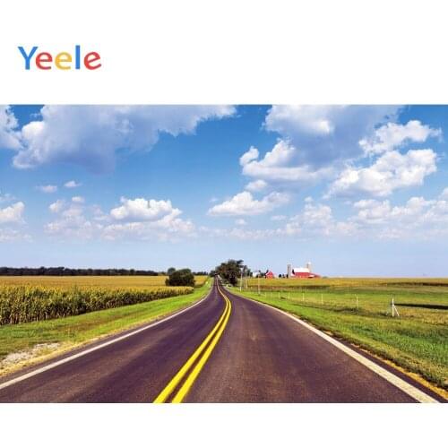 Autumn Farm Field Sky Cloud Nature Scenery Scene Vinyl Backdrop Photography Backdrops Photographic Background For Photo Studio