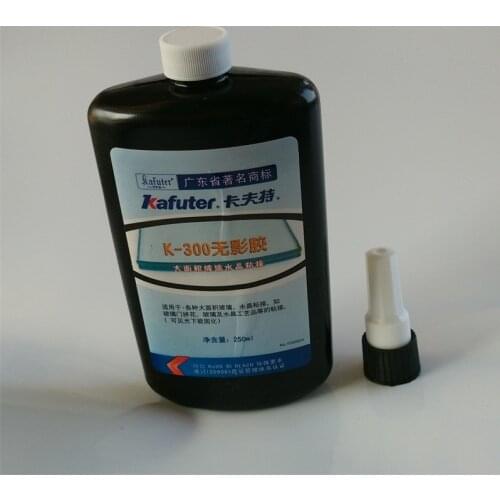 High Quality 250ml kafuter UV glue uv curing adhesive K-300 Special Large area glass bonding glass crystal crafts