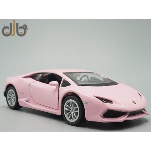 1:36 Diecast Pink Series Toy Classic T1 Bus F-Aston GT F-Maserati GT G63 F-Huracan GTS Pull Back Car